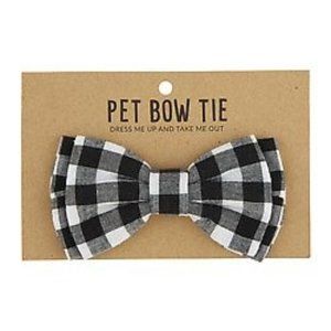 ❤️NWT❤️ Pet Bow Ties - Black Buffalo Check